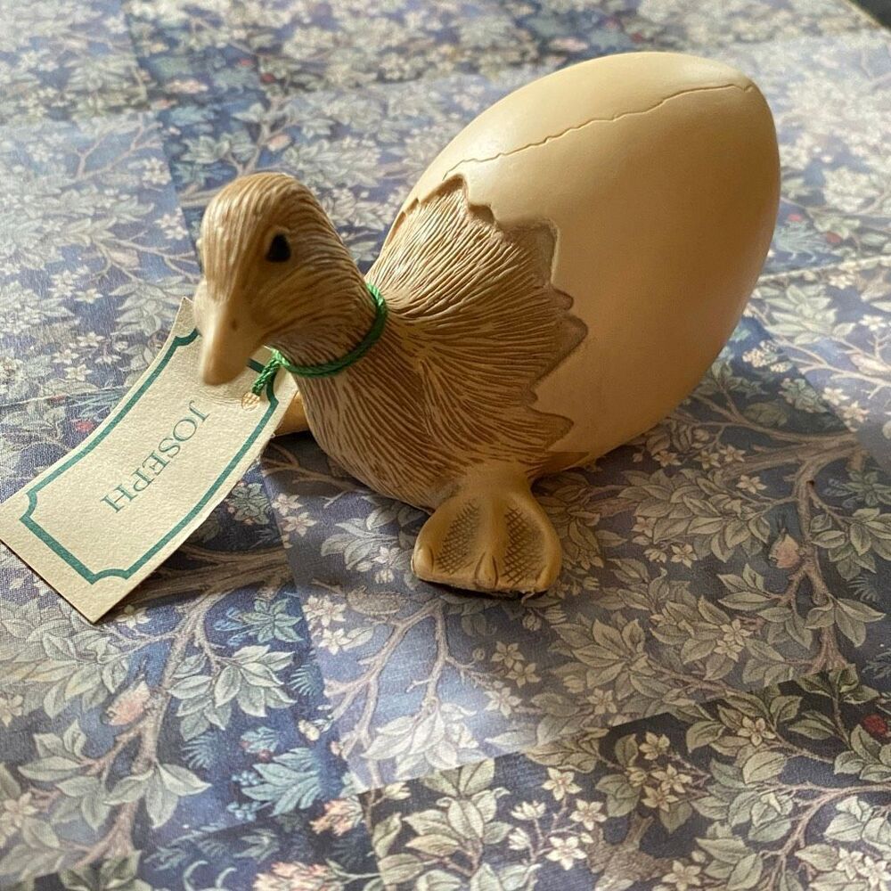 Baby Duck Pond Puddlers Decoy Co Vincent Giannetto III Resin1984 Duck Hatchling